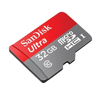 SanDisk Ultra Android microSDHC 32GB bis zu 80 MB/Sek, Class 10 Speicherkarte + SD-Adapter FFP - 2