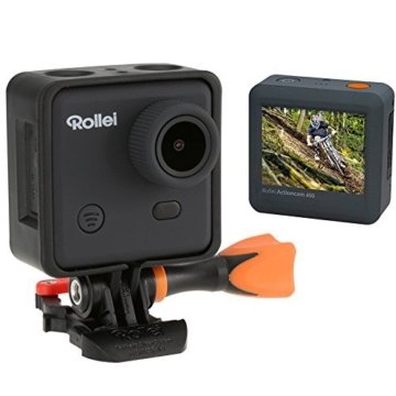 Rollei Actioncam 400 mit Handgelenk-Fernbedienung (3 Megapixel, Full HD Video, 1080p, WiFi Funktion) inkl. Unterwassergehäuse schwarz -