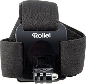 Rollei Kopfband – Head Strap für Rollei Actioncam 200 / 300 / 400 und 500 Serie und GoPro Hero Modelle - Schwarz - 