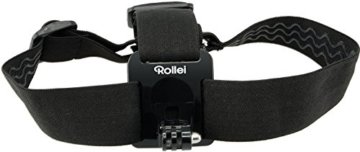 Rollei Kopfband – Head Strap für Rollei Actioncam 200 / 300 / 400 und 500 Serie und GoPro Hero Modelle - Schwarz -